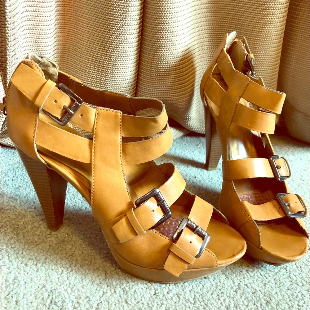 Strapped heels